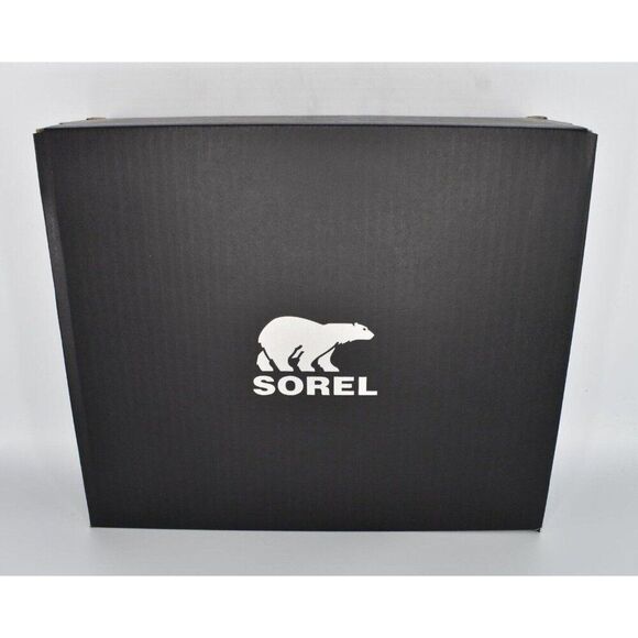 Sorel Womens Size 7.5 Hi Line Hiker Jet Black Waterproof Leather Lace Up Boots - Picture 11 of 12